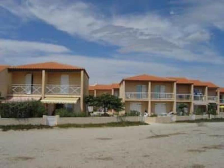 Villa Face A La Mer Sur Le Sable 8 Clim A L'Etage Le Barcarès エクステリア 写真