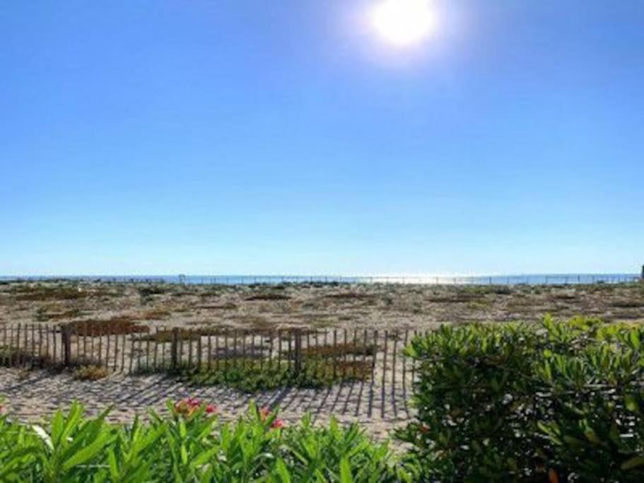 Villa Face A La Mer Sur Le Sable 8 Clim A L'Etage Le Barcarès エクステリア 写真