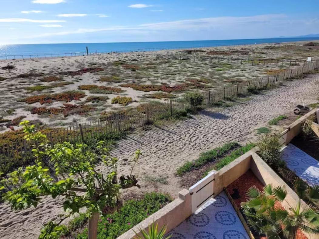 Villa Face A La Mer Sur Le Sable 8 Clim A L'Etage Le Barcarès エクステリア 写真